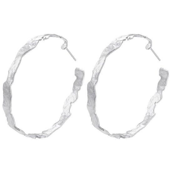 Jobo By JET - Zilverkleurige oorbellen - Party time earrings - Zilver - Party collectie