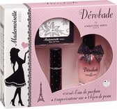 CADEAU TIP, Mademoiselle Arbel Derobade cadeauset met Patchoeli, Peer en Roos.