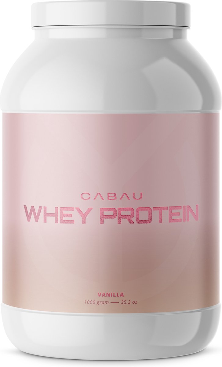 Cabau Lifestyle - Protein Shake - Hoogwaardige Eiwitshake - Whey Vanilla - 33 shakes - Voor spierherstel & opbouw - Hoog in eiwitten - Heerlijk van smaak