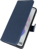 Samsung Galaxy S20 Plus Hoesje Kaarthouder Book Case Telefoonhoesje Navy