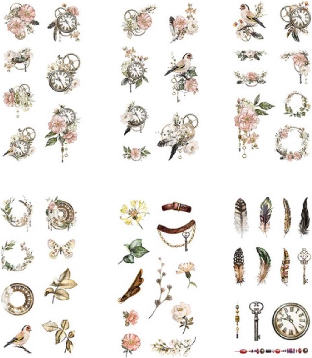 Washi Stickers Vintage