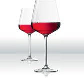 Spiegelau Bordeaux Capri glazen 2 stuks - Wijnglazen Kristal - Wijnglas rood - Rode wijnglas - Glas kristal set van 2 - 490 ml - Kristal - Rodewijnglas