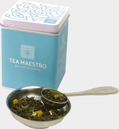 Dutch Tea Maestro | CALM DOWN losse thee | Groene thee kamille | rustgevende thee | ontspannende thee | 70 gram | Cadeau voor Mannen en Vrouwen