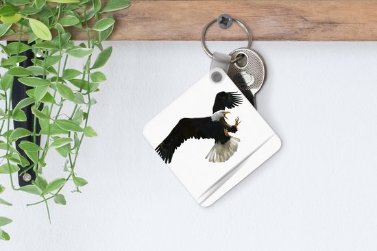Porte-clés - Aigle - Vogel - Wit - Plastique