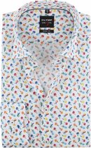 OLYMP - Overhemd Level 5 Print - 41 - Heren - Slim-fit