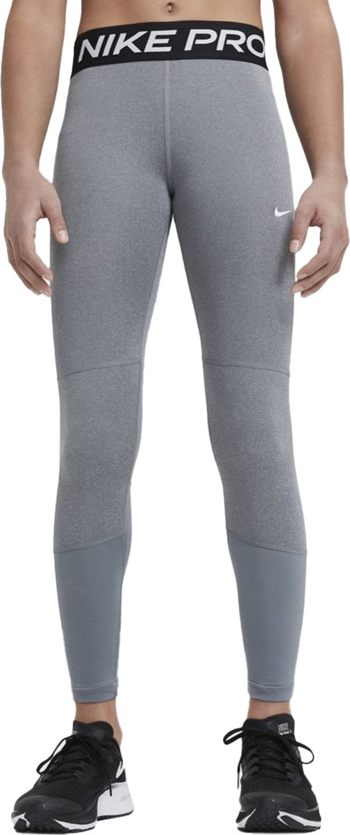 Nike Pro Sportlegging Meisjes M-140/152 Grijs