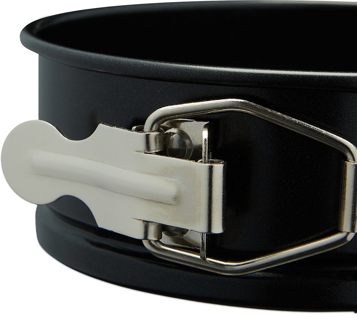springvorm - klein - set van 5 - Ø 12 cm - rond - taartvorm - 250° C hittebestendig – foto 6