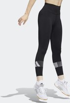 Adidas Sport Legging 7/8 - Zwart/Wit - Maat XL