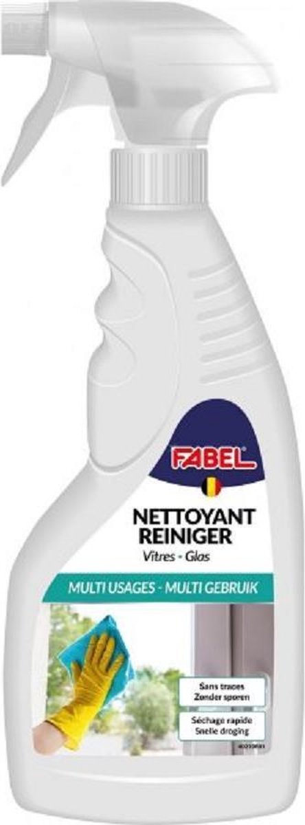 Fabel Glasreiniger - Reinigt en laat glanzen zonder sporen - 500 ml vapo