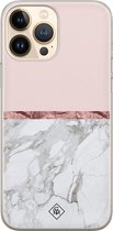iPhone 13 Pro Max hoesje siliconen - Rose all day | Apple iPhone 13 Pro Max case | TPU backcover transparant