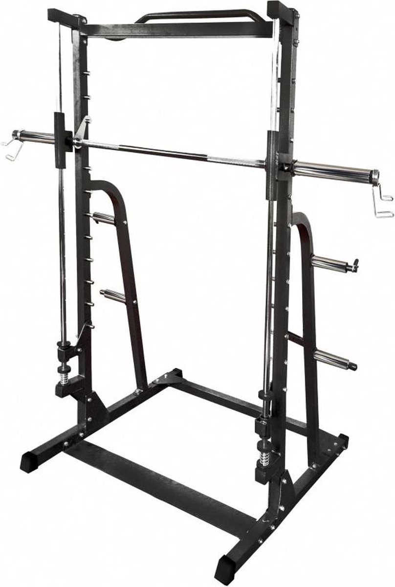 Toorx Fitness - Smith Machine - Krachtstation - WLX-70 - Zwart - met Chin-Up Bar - voor 25 mm 30 mm en 50 mm halterschijven
