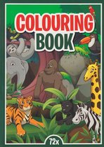 Colouring Book - Kleurboek - Dieren - Wilde dieren - 72 Pagina's