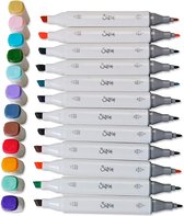 Sizzix Making Essentail - Permanente pennen - Gesorteerde kleuren - 12 stuks