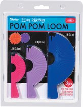 Hand knitting pom pom loom x3 ass.