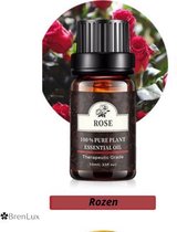 ✿Brenlux® Etherische olie Rozen - Puur etherische olie - 10ml 100% zuiver olie - Kalmerende etherische olie - Etherische olie voor bad & huis - Aromatherapie - Zuinig in gebruik -Geurversprei