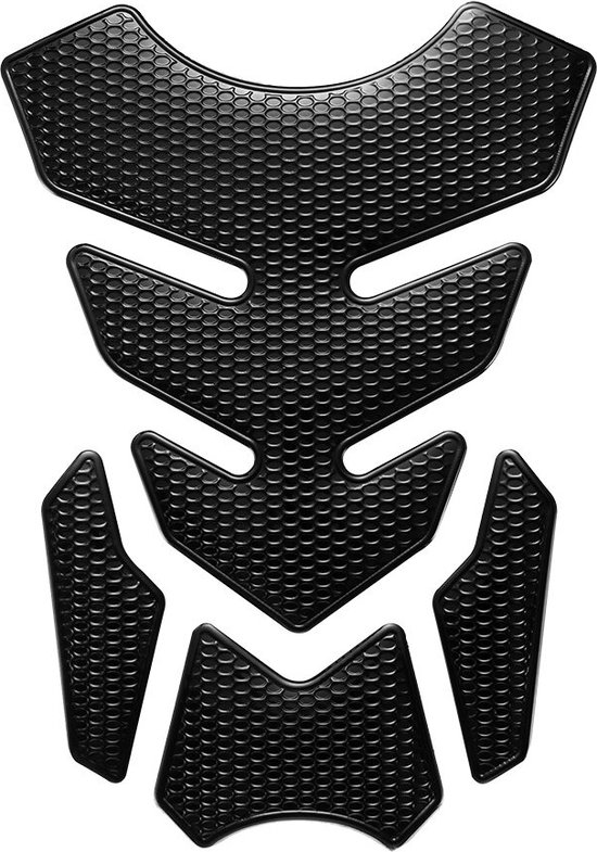 Luxe Tankpad Motor - Decoratie - Decoratieve Accessoires - Carbonpapier - Carbon Folie - Sticker - Design - 3D - Zwart