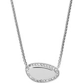 Skagen Dames Staal Glass Stone ketting One Size 88383796