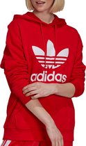 adidas Adicolor Trefoil Trui - Vrouwen - rood - wit