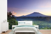Behang - Fotobehang Rijstvelden in Indonesië - Breedte 390 cm x hoogte 260 cm