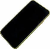 Apple iPhone 7 / 8 / SE - Silicone hoesje Liam groen - Geschikt voor