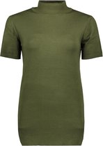 NED T-shirt Mayra 1 2 Ss 21w1 U106 01 Army 211 Dames Maat - XXL