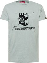 Derbe shirt herrenhandtasche Zwart-M