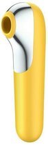 Satisfyer Dual Love Luchtdrukvibrator - Geel