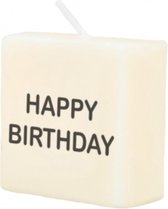 Cijfer- / letterkaarsje - Scrabble - Happy Birthday