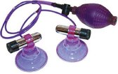 Tepelzuiger met vibratie - BDSM - Vacu√ºm Pompen - Toys voor dames - Tepelzuigers