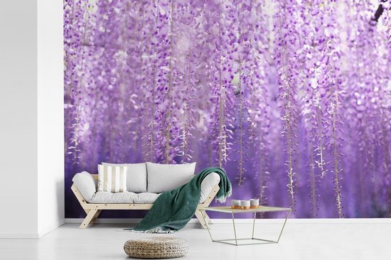 Papier fotobehang glycine fanée