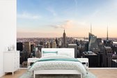 Behang - Fotobehang New York - Skyline - Winter - Breedte 420 cm x hoogte 280 cm