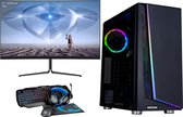 omiXimo | Intel G5905 | Game PC Set| Gaming Setup | Complete Gaming Set | 27" Gaming Monitor | Vega 8 | Gaming Keyboard Muis Headset MuisPad | 16 GB Ram |480 GB SSD