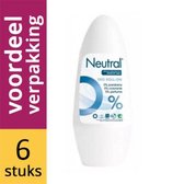Neutral Parfumvrij - 6 x 50 ml - Deodorant Roller