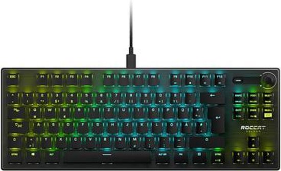 4. Slank, lichtgewicht ontwerp met Titan optische schakelaars en RGB-verlichting per toets: Roccat Vulkan TKL Pro