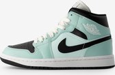 Nike Air Jordan 1 Mid, Light Dew/Black-Teal Tint, BQ6472 300, EUR 37.5