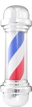 Dakta® Barber pole | LED licht zuil | Kapperspaal | Waterdicht | Barbierspaal | 55 x 23 x 32cm | Verlichting