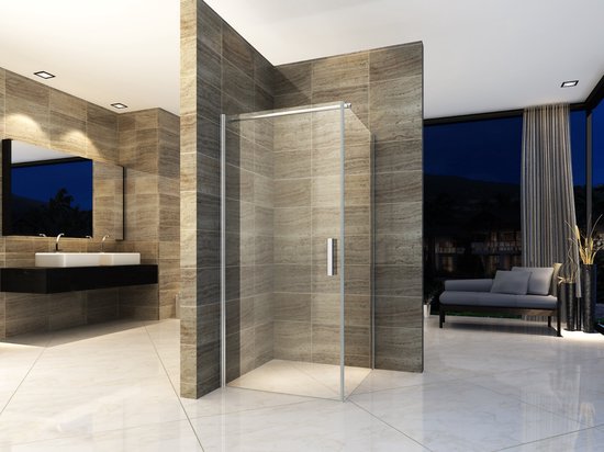 Cabine de douche carrée Bally 900x900x1900mm 5mm