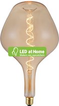 LEDatHOME - Led Gold Gloeilamp DemiJohn 315 Spiraalvormige Gloeidraad 5W E27 Dimbaar 2000K