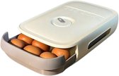 EGG BOX Boîte de Opbergbox pour œufs Wit Porte-œufs Boîte à œufs Organisateur de réfrigérateur
