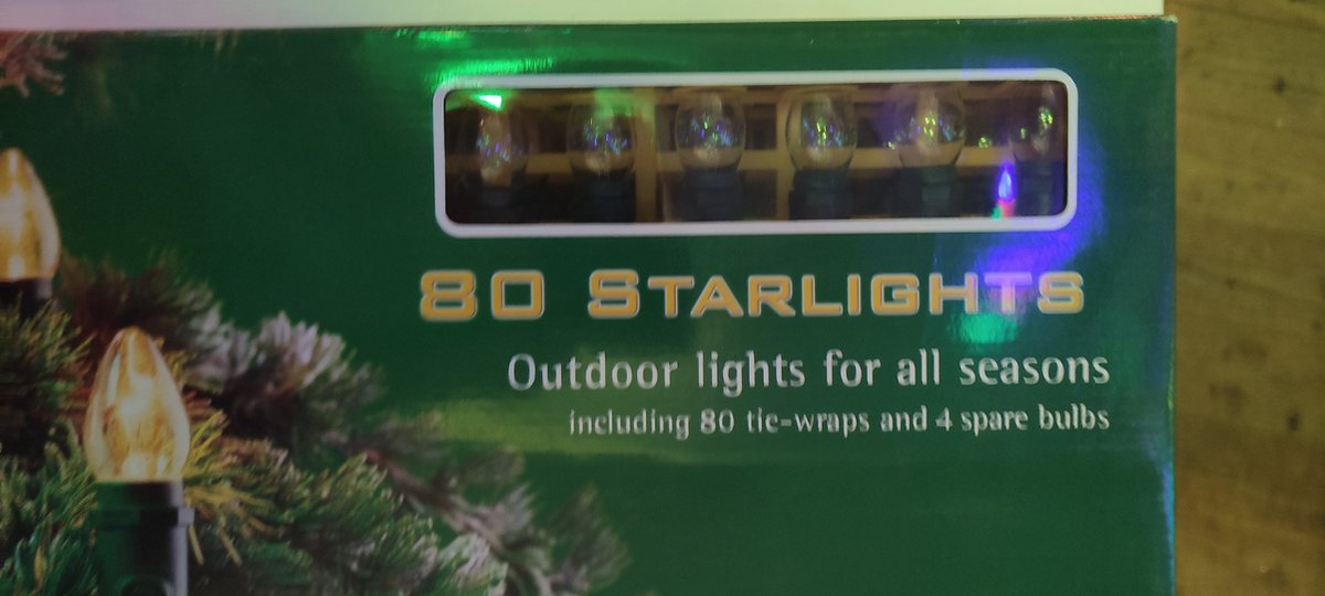 Starlights kerstverlichting gloeilamp helder voor buiten 80 grote lampen