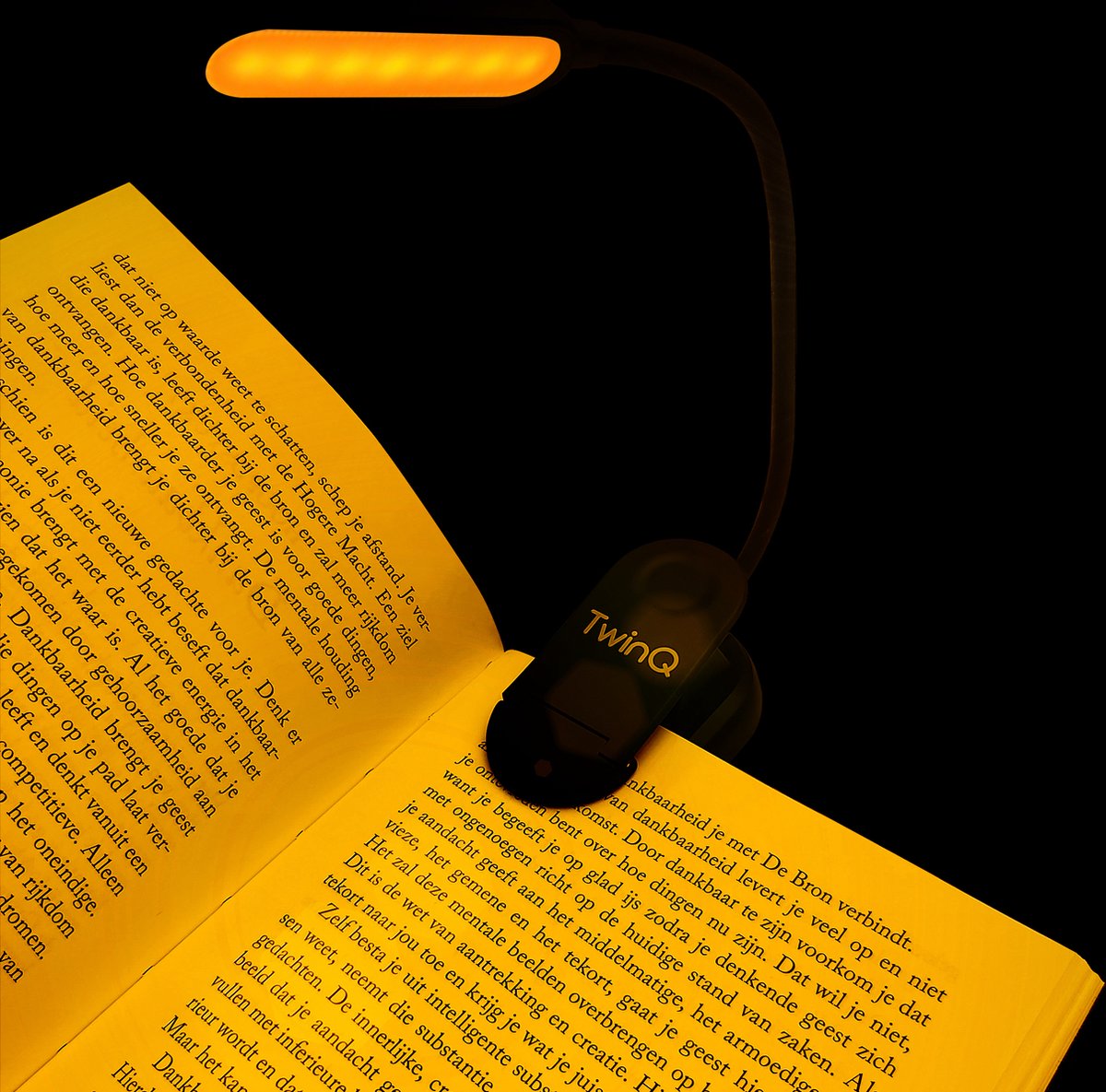 Lampe de lecture à LED sans fil TwinQ avec pince - Pour chambre à
