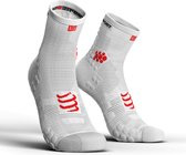 Compressport Pro Racing Socks V3.0 Run Hi Wit - maat : 35-38