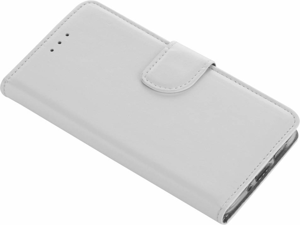 Bookcase Huawei P10 hoesje - Wit Met Card Houder