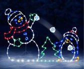 Kerstverlichting Buiten | Sneeuwpop | Sneeuwbal | Kerstdecoratie | Buitendecoratie | Kerstversiering | LED Lampjes
