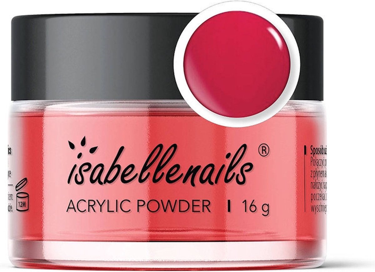 Isabelle Nails Acrylic Powder – Acryl Poeder 16g. #Red Sunflower