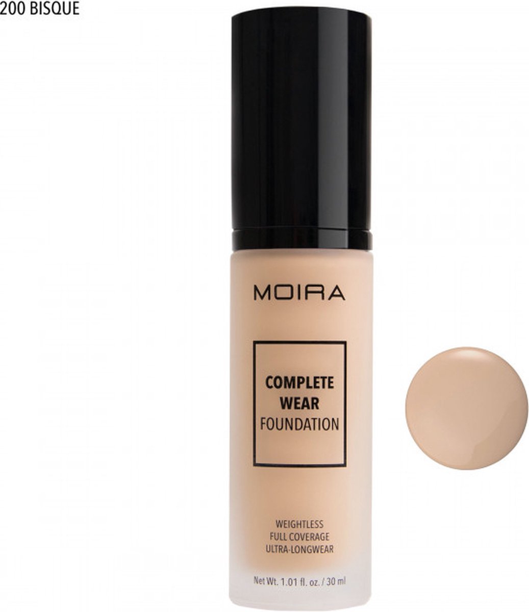 Moira COMPLETE WEAR FOUNDATION 200 BISQUE