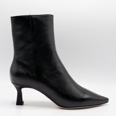 Lola Cruz Botin Tacon 6 Cm En Creased Leather