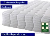 Aloe Vera - Caravan -  Royal Elite Medical Matras - Polyetherschuim SG30 Pocket Cooltouch  25 CM - Stevig ligcomfort - 80x180/25