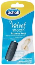 Scholl Velvet Smooth - Navulling Eeltverwijderaar - Extra Grof - Voetvijl - 2 Stuks - Zwart