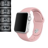 RipaWare Sport Watch bandje - Geschikt voor Apple - Silicone - 38, 40, 41mm - S/M - baby roze